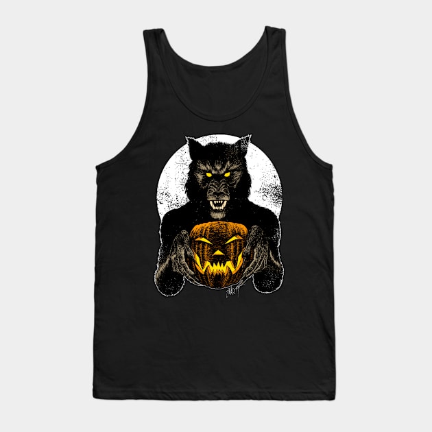 Monster Holiday: Werewolf Tank Top by Chad Savage